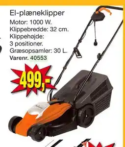 Harald Nyborg El-plæneklipper tilbud