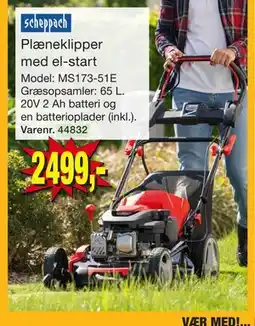 Harald Nyborg Plæneklipper med el-start tilbud