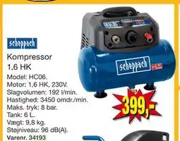 Harald Nyborg Kompressor 1,6 HK tilbud