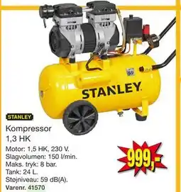 Harald Nyborg Kompressor 1,3 HK tilbud