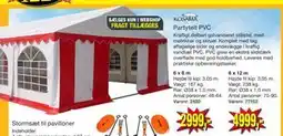 Harald Nyborg Partytelt PVC tilbud