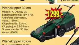 Harald Nyborg Plæneklipper 32 cm tilbud