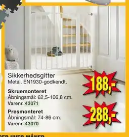 Harald Nyborg Sikkerhedsgitter tilbud