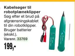 Harald Nyborg Kabelsøger til robotplæneklipper tilbud