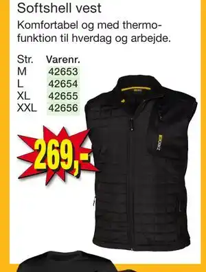 Harald Nyborg Softshell vest tilbud