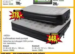 Harald Nyborg Luftmadras med pumpe tilbud