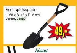 Harald Nyborg Kort spidsspade tilbud