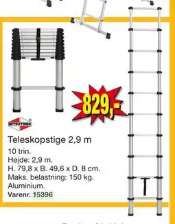 Harald Nyborg Teleskopstige 2,9 m tilbud