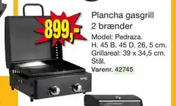 Harald Nyborg Plancha gasgrill 2 brænder tilbud