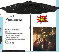 Harald Nyborg Parasol med lys tilbud