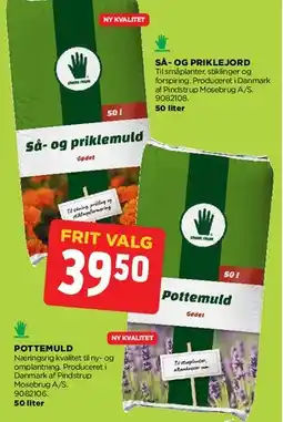 jem & fix Pottemuld / Så- og priklejord tilbud