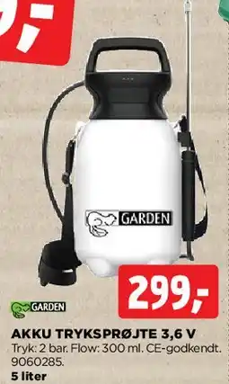 jem & fix Akku tryksprøjte 3,6 V tilbud