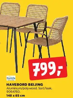 jem & fix Havebord Beijing tilbud