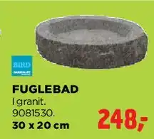jem & fix Fuglebad (blå keramik) tilbud