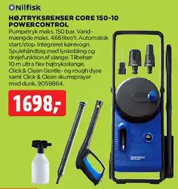 jem & fix Højtryksrenser Core 150-10 PowerControl tilbud