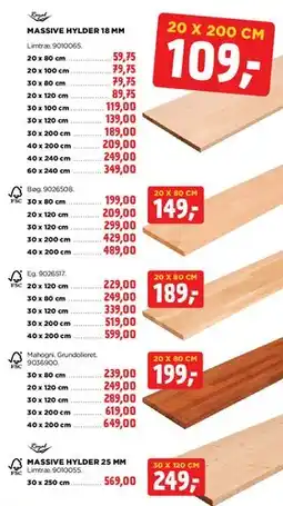 jem & fix Massive hylder 18 mm tilbud