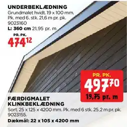 jem & fix Færdigmalet klinkbeklædning tilbud