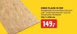 jem & fix OSB3 plade 10 mm tilbud