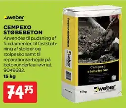 jem & fix Cempexo Støbebeton tilbud