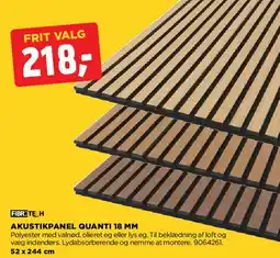 jem & fix Akustikpanel Quanti 18 mm tilbud
