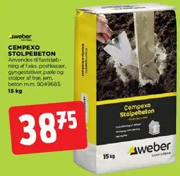 jem & fix Cempexo Stolpebeton tilbud