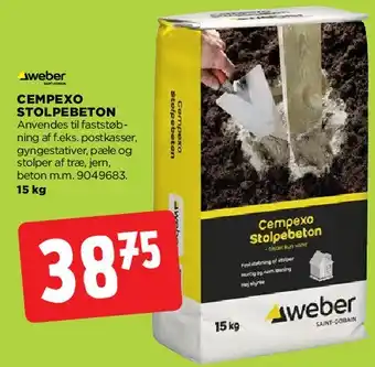 jem & fix Cempexo Stolpebeton tilbud