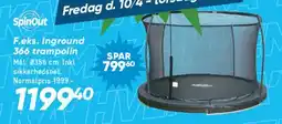Bilka Inground 366 cm trampolin tilbud