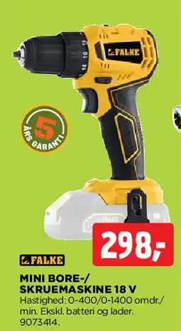 jem & fix Mini bore-/skruemaskine 18 V tilbud