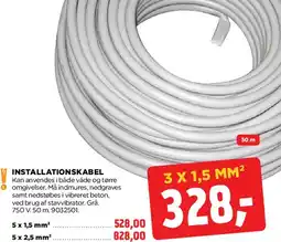 jem & fix Installationskabel tilbud