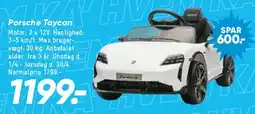 Bilka Porsche Taycan (legetøjsbil) tilbud