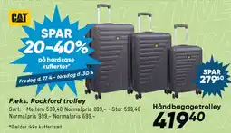 Bilka Hardcase kufferter / Rockford trolley tilbud
