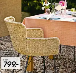 Bilka Birkely 2-pak havestole tilbud