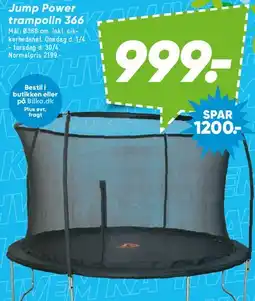 Bilka Jump Power trampolin 366 tilbud