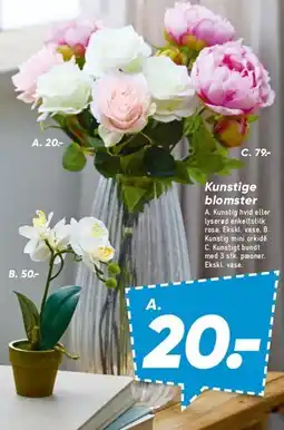 Bilka Kunstige blomster tilbud