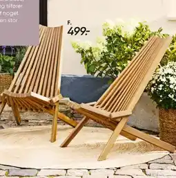 Bilka Foldbar loungestol tilbud