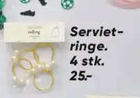 Bilka Serviet-ringe tilbud