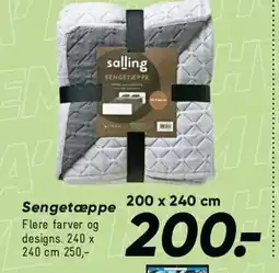 Bilka Sengetæppe 200 x 240 cm tilbud