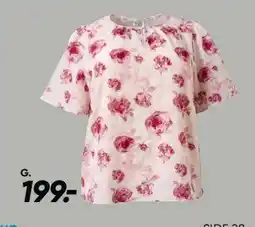 Bilka Pink floral top tilbud