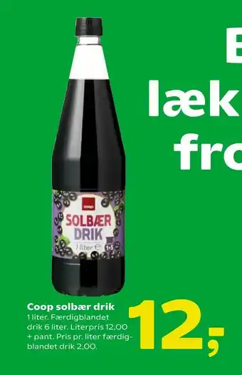 Coop 365 Coop solbær drik tilbud