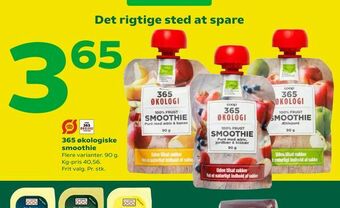 Coop 365 365 økologiske smoothie tilbud