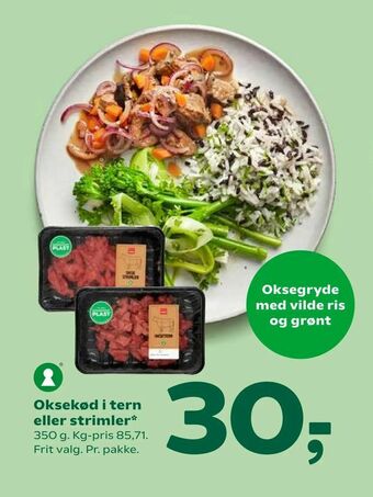 Coop 365 Oksekød i tern eller strimler tilbud