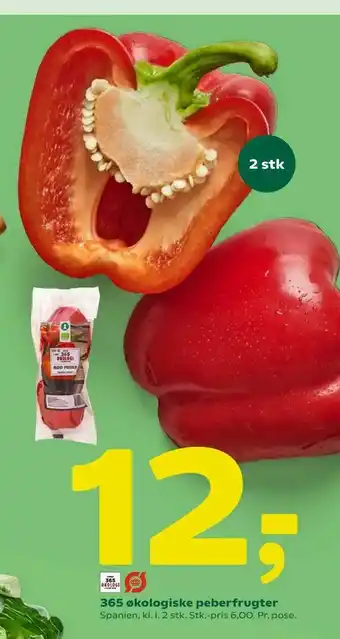 Coop 365 365 økologiske peberfrugter tilbud