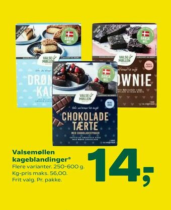Coop 365 Valsemøllen kageblandinger tilbud