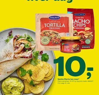 Coop 365 Santa Maria tex mex tilbud