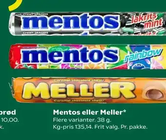 Mentos eller Meller
