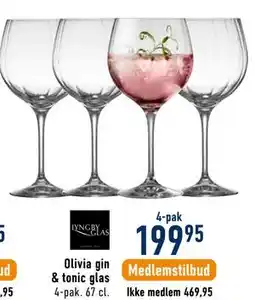 Imerco Olivia gin & tonic glas tilbud