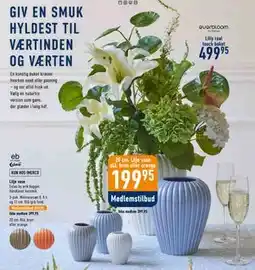 Imerco Lilje vase tilbud