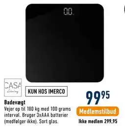 Imerco Badevægt tilbud