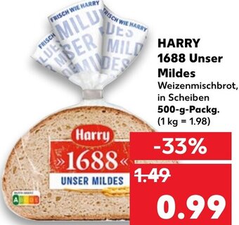 Kaufland DE Harry 1688 Unser Mildes tilbud