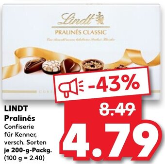 Kaufland DE Lindt Pralinès tilbud